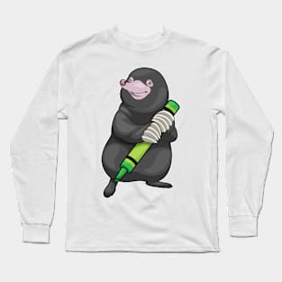 Mole Pupil Crayon School Long Sleeve T-Shirt